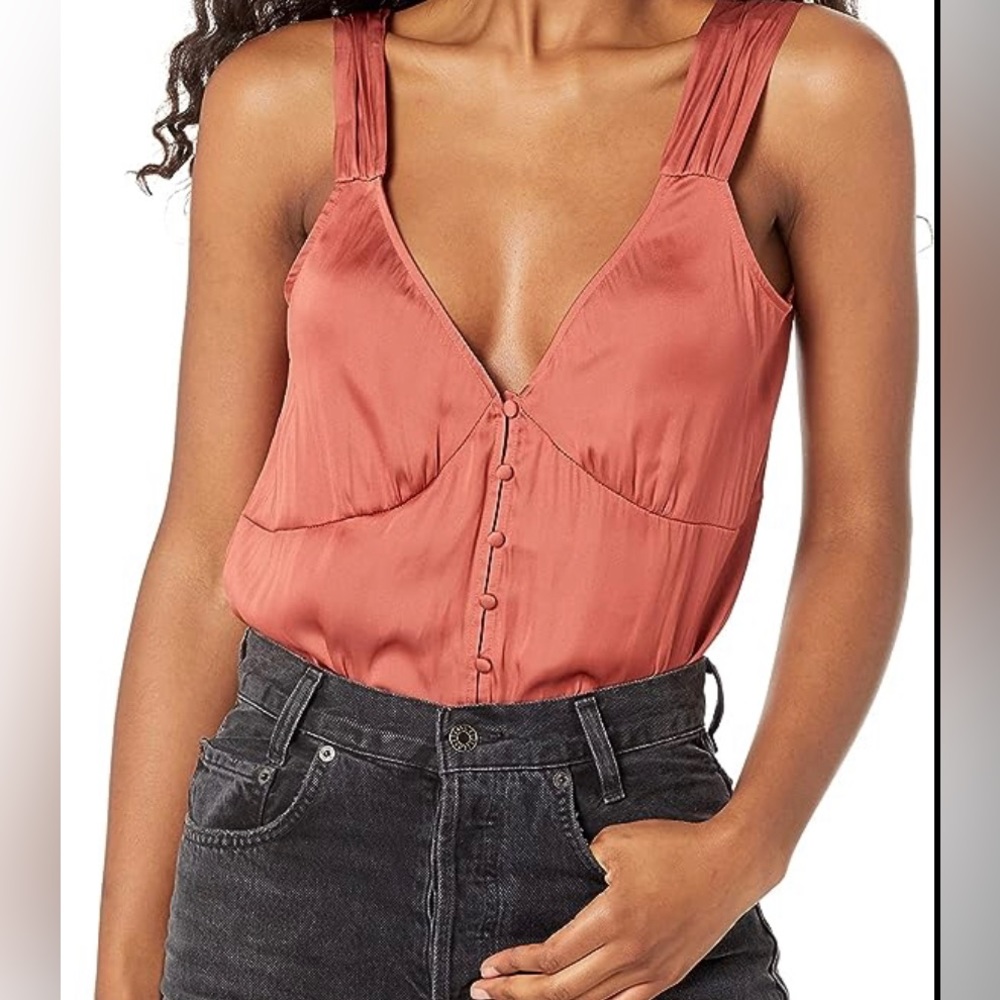 Paige Silk Bodysuit NWT